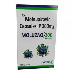 Молнупиравир:: Эсперавир аналог (Moluzaq-200) 200мг капсулы №40 фото